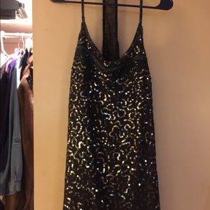 SISLEY Sequin designer tank top/dress